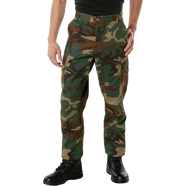 Amazon | [ロスコ] B.D.U MILITARY CARGO PANTS ミリタリー カーゴ
